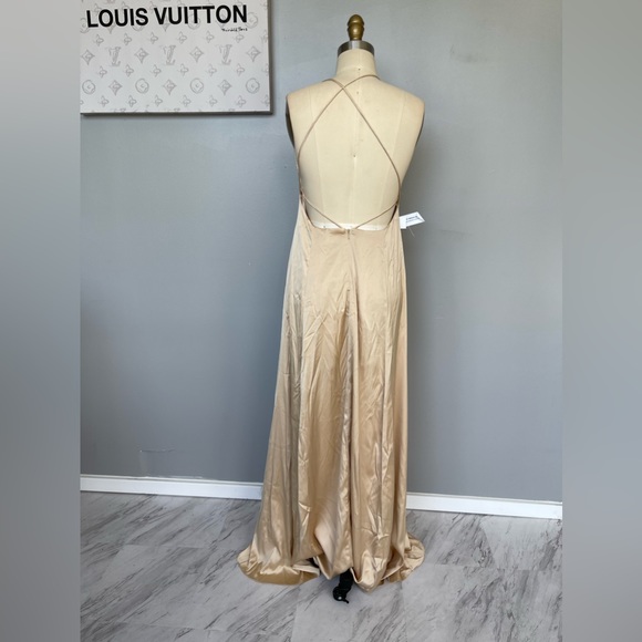 Fame and Partners Slip Dress With String Details - Picture 3 of 6